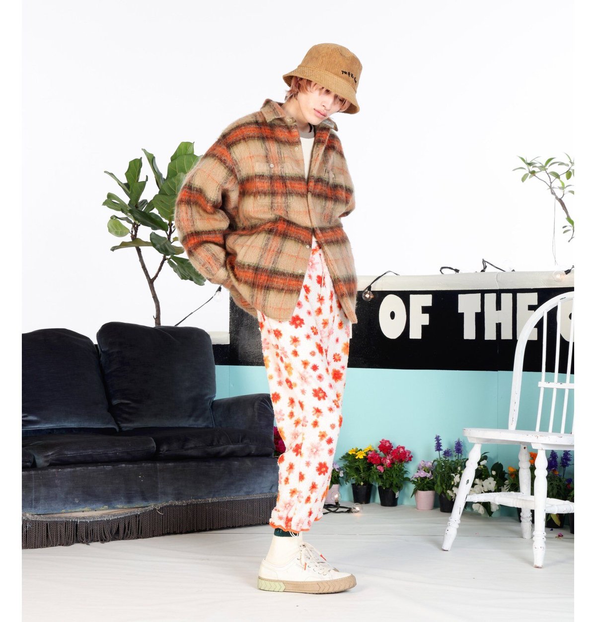 SON OF THE CHEESE / Quilt CPO Shirts ( BEIGE )