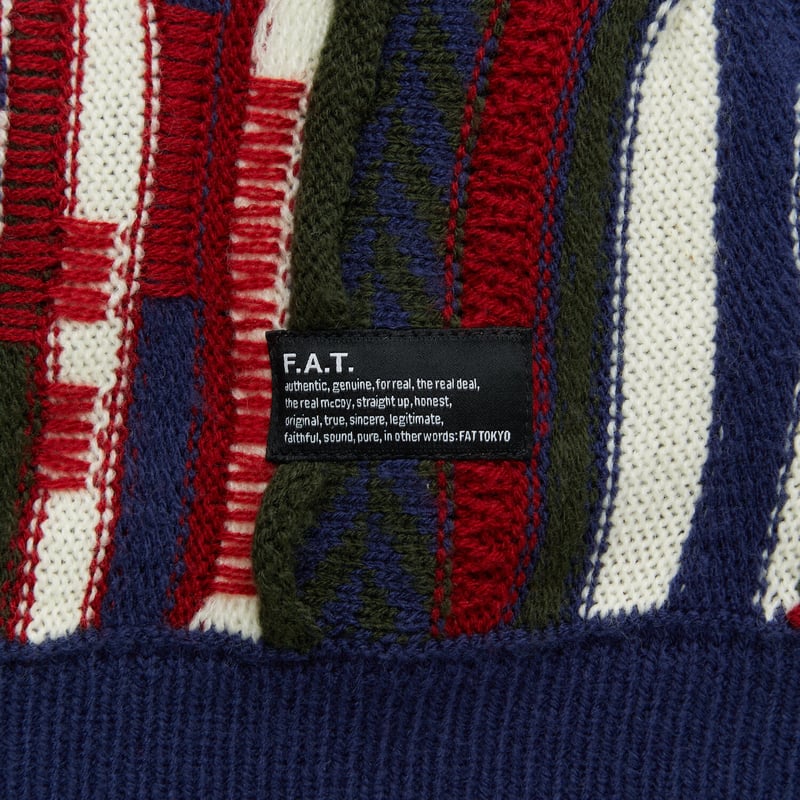 極美品FAT 3DニットカーディガンCOOGIGANサイズFAT(XL) 極美品FAT 3DニットカーディガンCOOGIGANサイズFAT(XL) - メルカリ 断