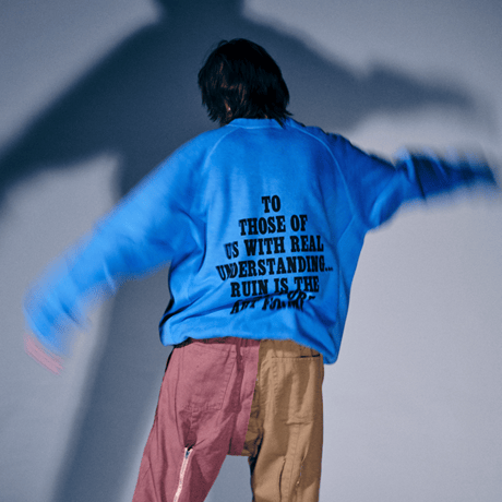 Black Weirdos / Crewneck Sweat Shirt ( Blue )