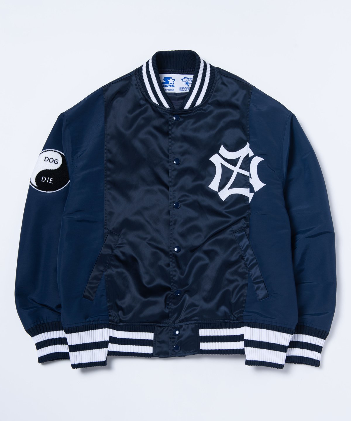 Black Weirdos / STARTER Nylon Stadium Jacket ( Black Weirdos / STARTER Nylon Stadium Jacket (
