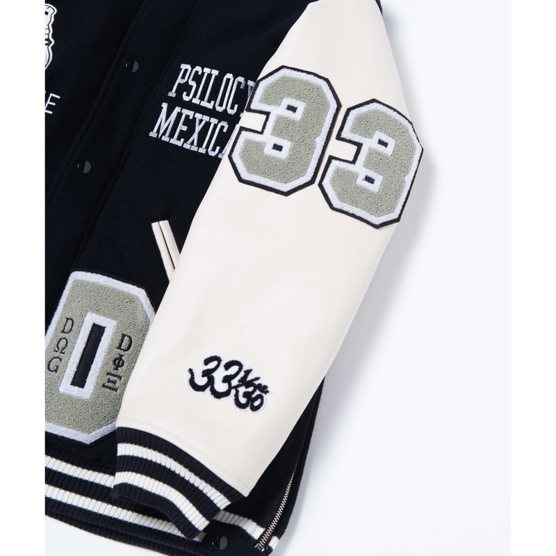 Black Weirdos / Varsity Jacket ( Black ) | Gra Black Weirdos / Varsity Jacket ( Black ) | Gra
