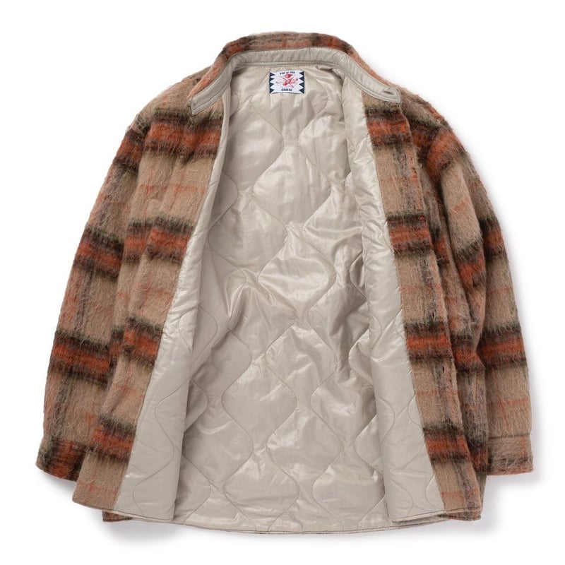 SON OF THE CHEESE / Quilt CPO Shirts ( BEIGE )