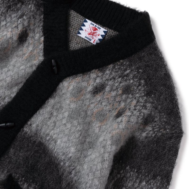 SON OF THE CHEESE / Brown Trout Cardigan ( GRAY
