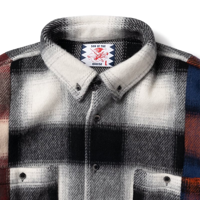 SON OF THE CHEESE / Crazy Check Shirt ( MULTI )...