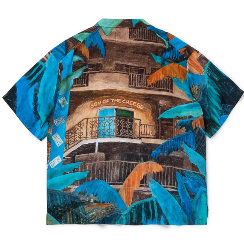 SON OF THE CHEESE / Oil Painting Shirt ( BLUE )