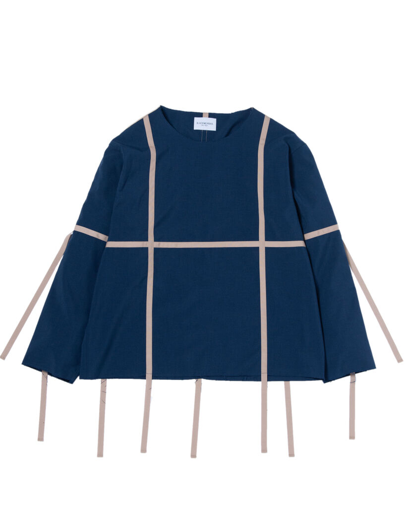 Black Weirdos / Adjustment Tape Shirt (NAVY) |