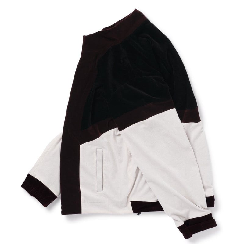 SON OF THE CHEESE / Corduroy Track JKT ( WHITE SON OF THE CHEESE / Corduroy Track JKT ( WHITE