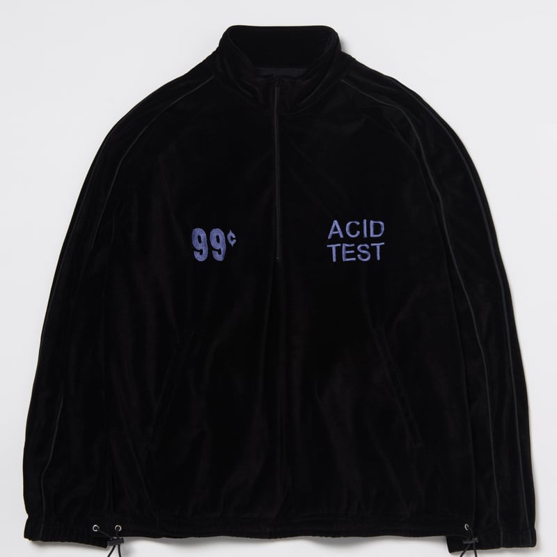 Black Weirdos Fleece Track Jacket