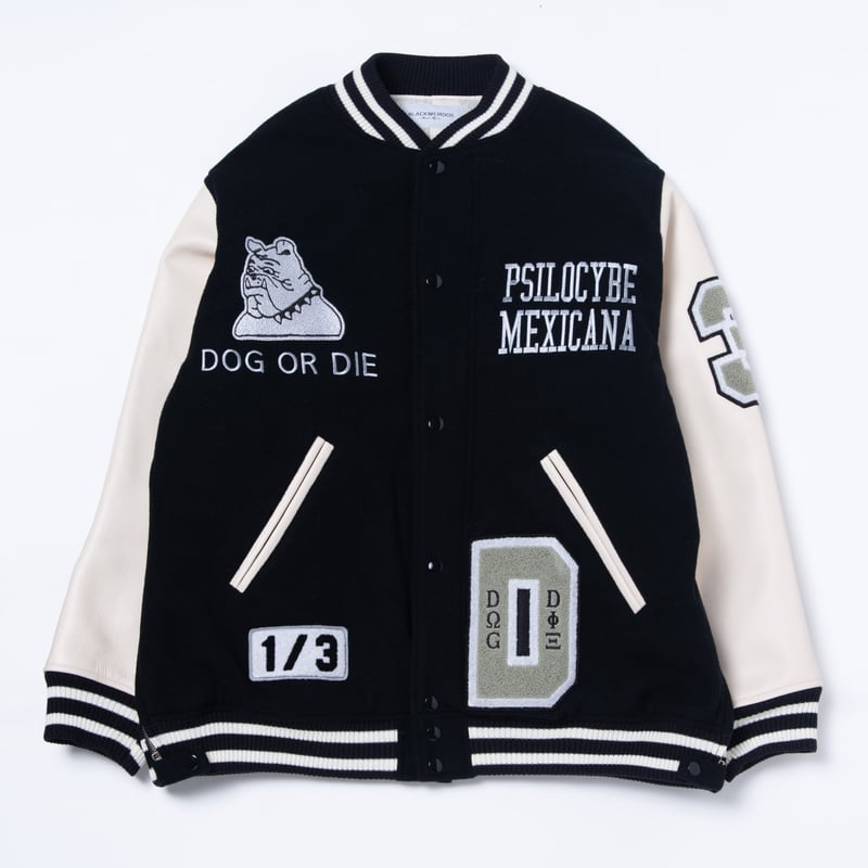 Black Weirdos / Varsity Jacket ( Black ) | Gra Black Weirdos / Varsity Jacket ( Black ) | Gra