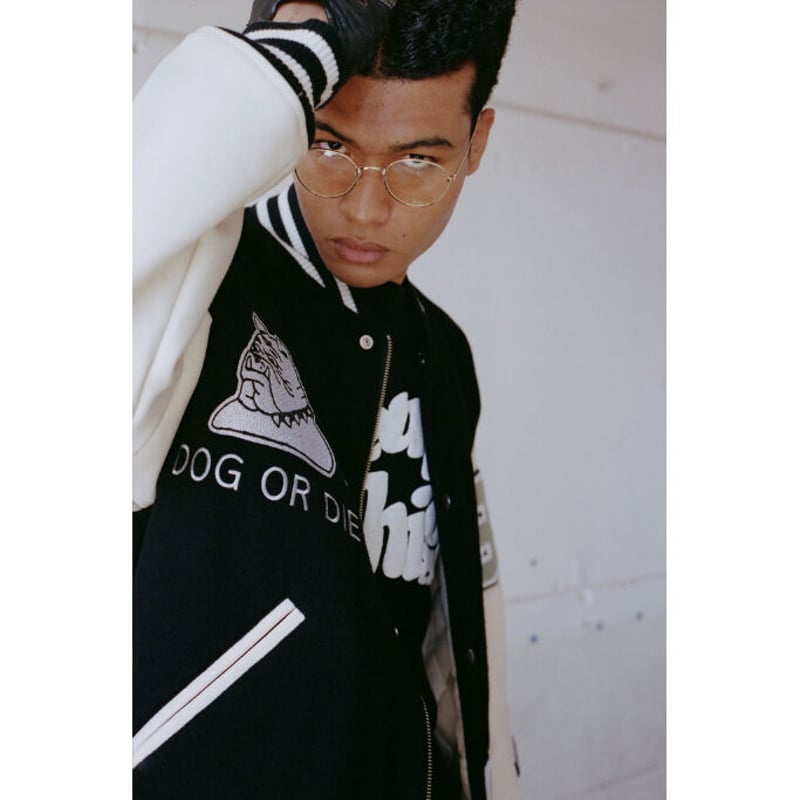 Black Weirdos / Varsity Jacket ( Black ) | Gra Black Weirdos / Varsity Jacket ( Black ) | Gra