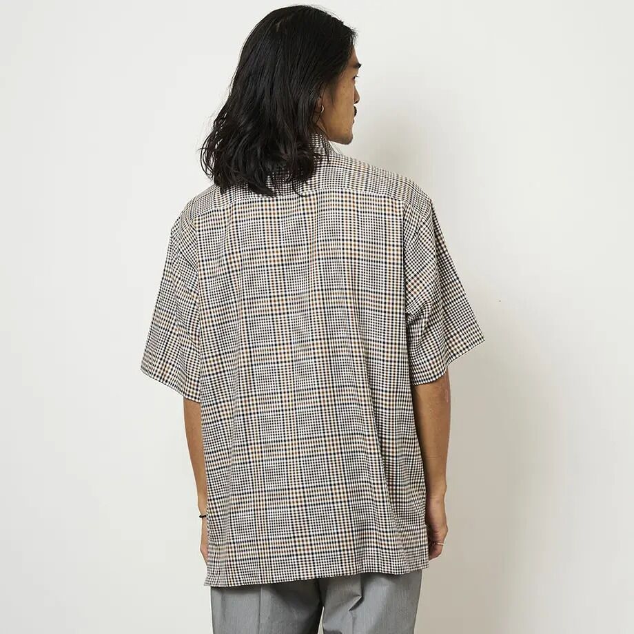 SON OF THE CHEESE / 3/4 Length Shirt (GRAY CHEC