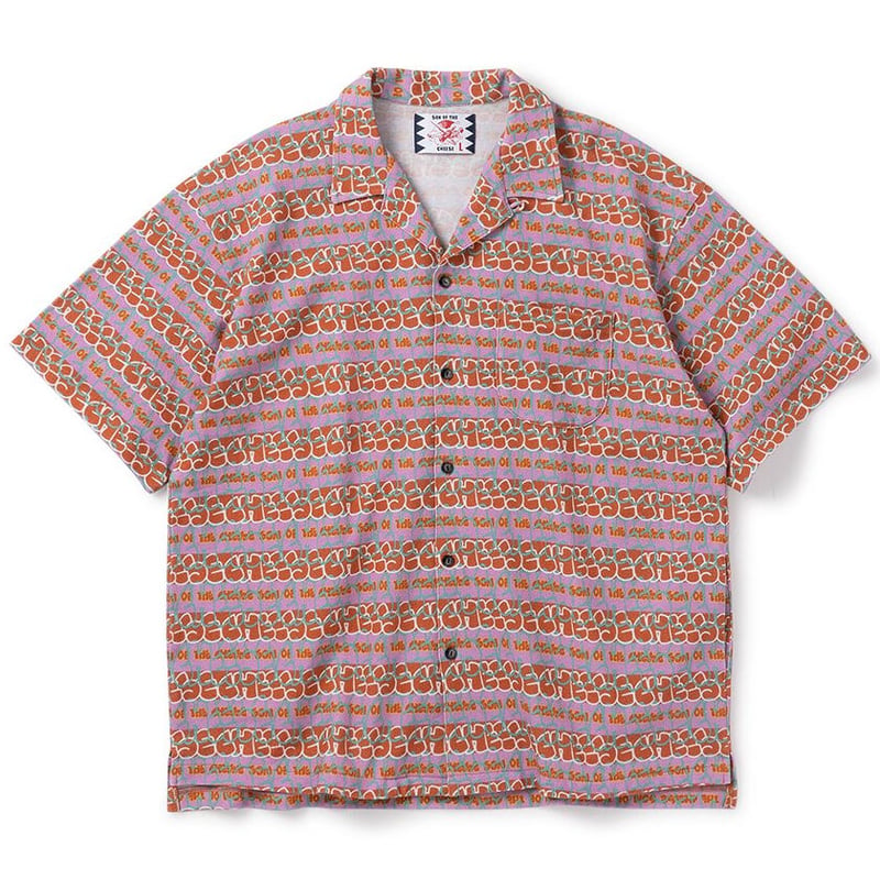 SON OF THE CHEESE / Oil Painting Shirt ( PURPLE