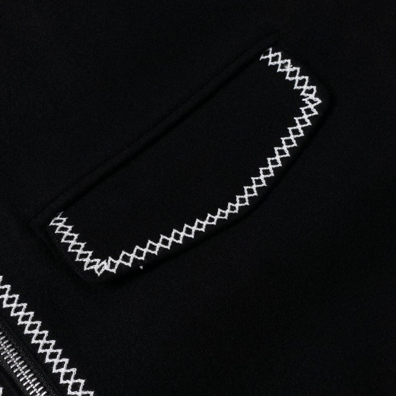 SON OF THE CHEESE / Cross Stitch Jkt ( BLACK ) SON OF THE CHEESE / Cross Stitch Jkt ( BLACK )