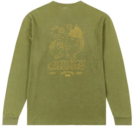 Only NY / Astral Trip Long Sleeve T-Shirt ( Moss Green )