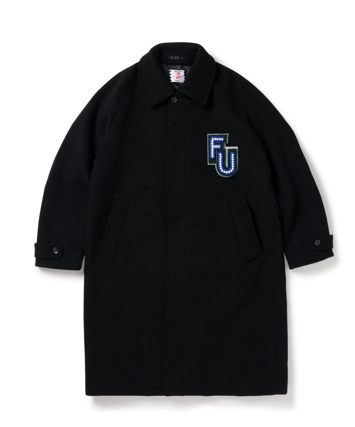 【SON OF THE CHEESE】FU OVER COAT Lサイズ SON OF THE CHEESE / FU OVER COAT ( BLACK ) | Gr