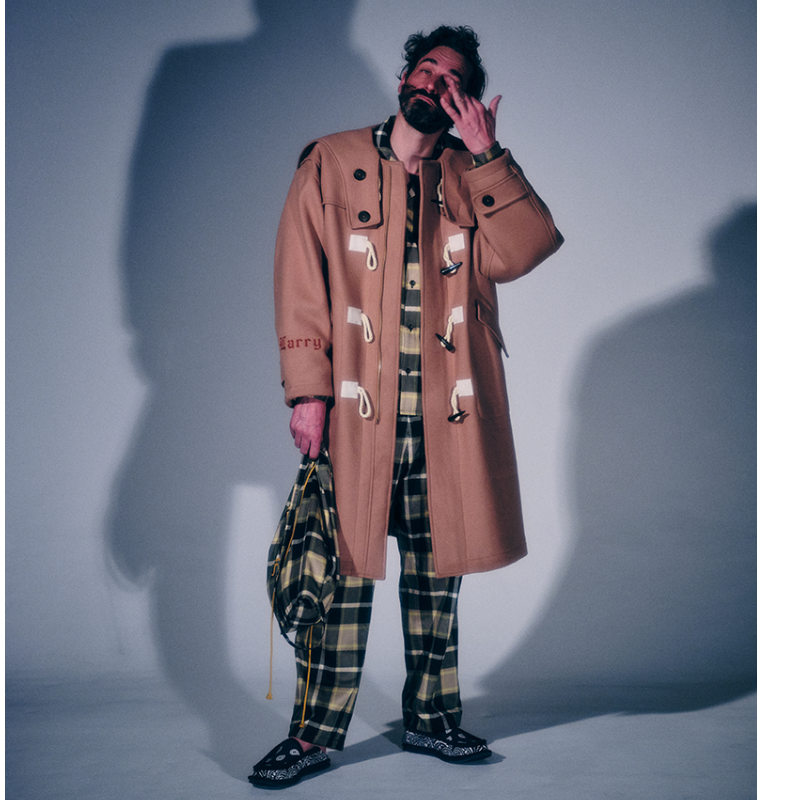 Black Weirdos / Salor Duffle Coat ( BROWN ) | G