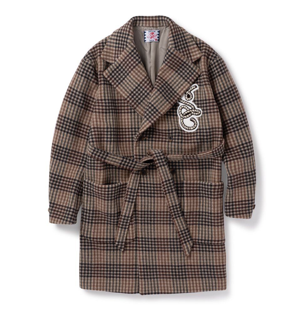 ジャケット・アウター SON OF THE CHEESE / Patch Check Coat SON OF THE CHEESE / Patch Check Coat
