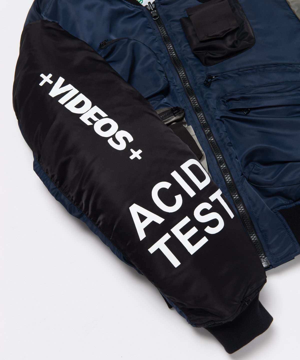 Black Weirdos / Crazy MA-1 Flight JKT ( D.NAVY )