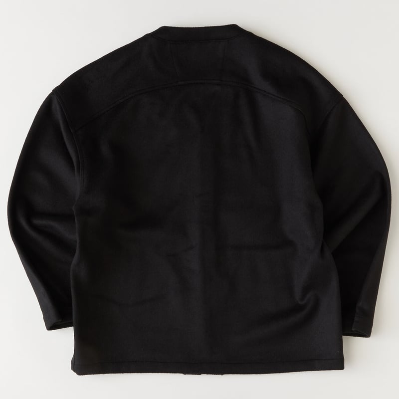 2023秋冬 ファッション FAT BEAVEGAN ブラックカーディガン