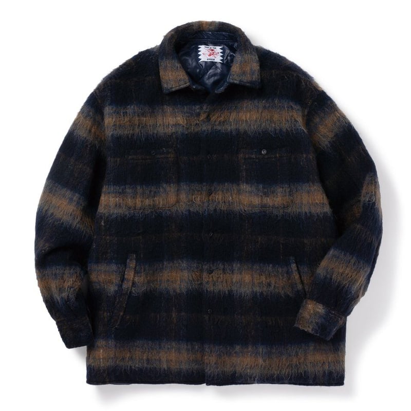 SON OF THE CHEESE / Quilt CPO Shirts ( NAVY ) |...