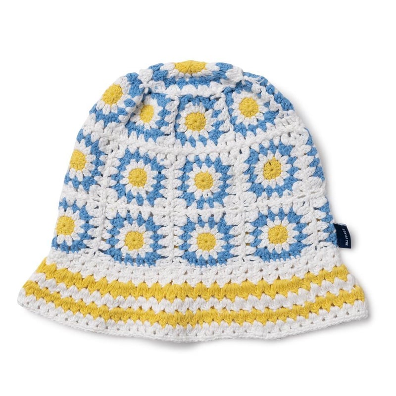 SON OF THE CHEESE サノバチーズFlower Knit Hat SON OF THE CHEESE / Flower Knit Hat ( WHITE ) |