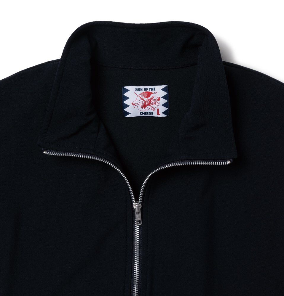 ジャケット・アウター SON OF THE CHEESE Satin Track Jacket SON OF THE CHEESE / Satin Track Jacket ( NAVY )