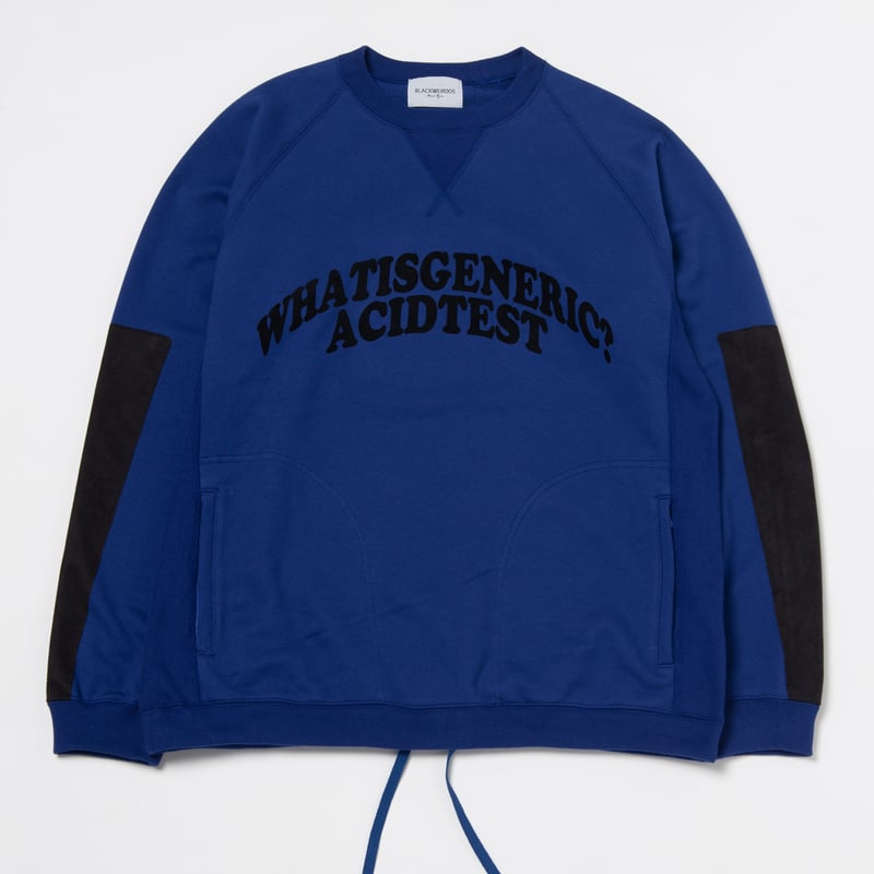 Black Weirdos / Elbow Patch Crewneck Sweatshirt