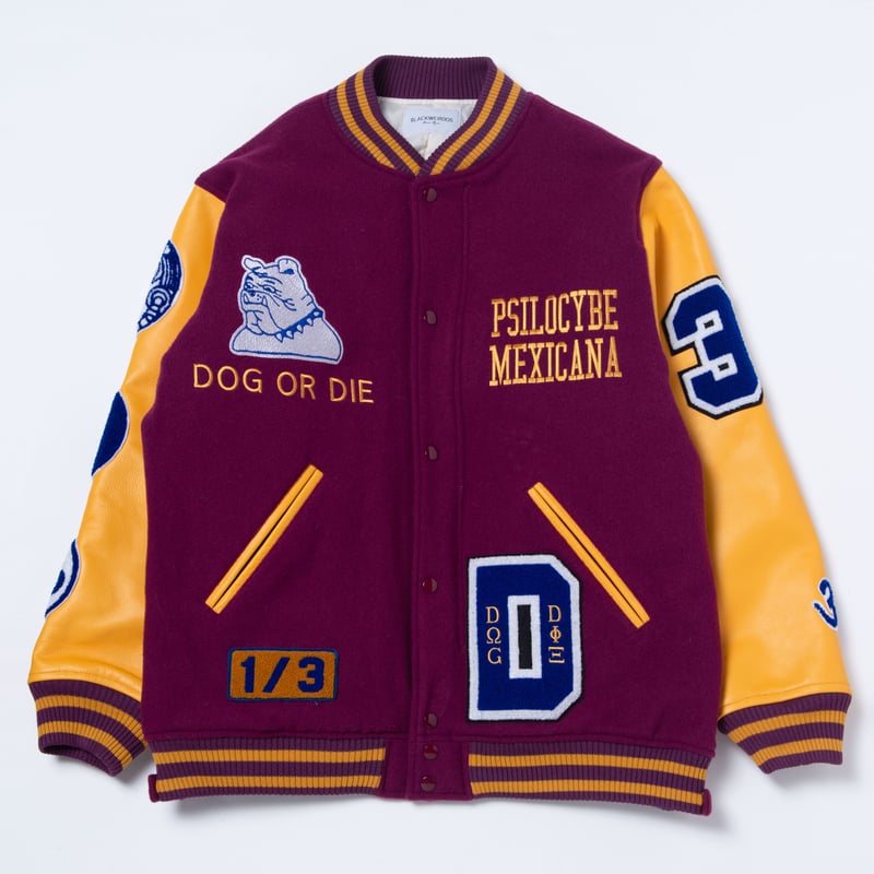 Black Weirdos / Varsity Jacket ( Burgundy ) | Black Weirdos / Varsity Jacket ( Burgundy ) |