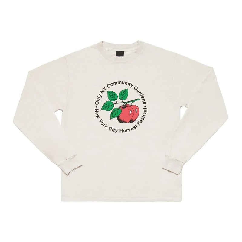 Only NY / COMMUNITY GARDENS L/S T-SHIRT (Cement...