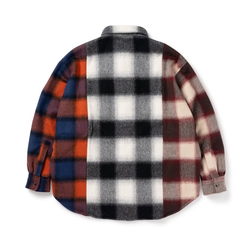 SON OF THE CHEESE / Crazy Check Shirt ( MULTI )