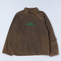 SON OF THE CHEESE / Border Rib Knit Shirt ( BLU
