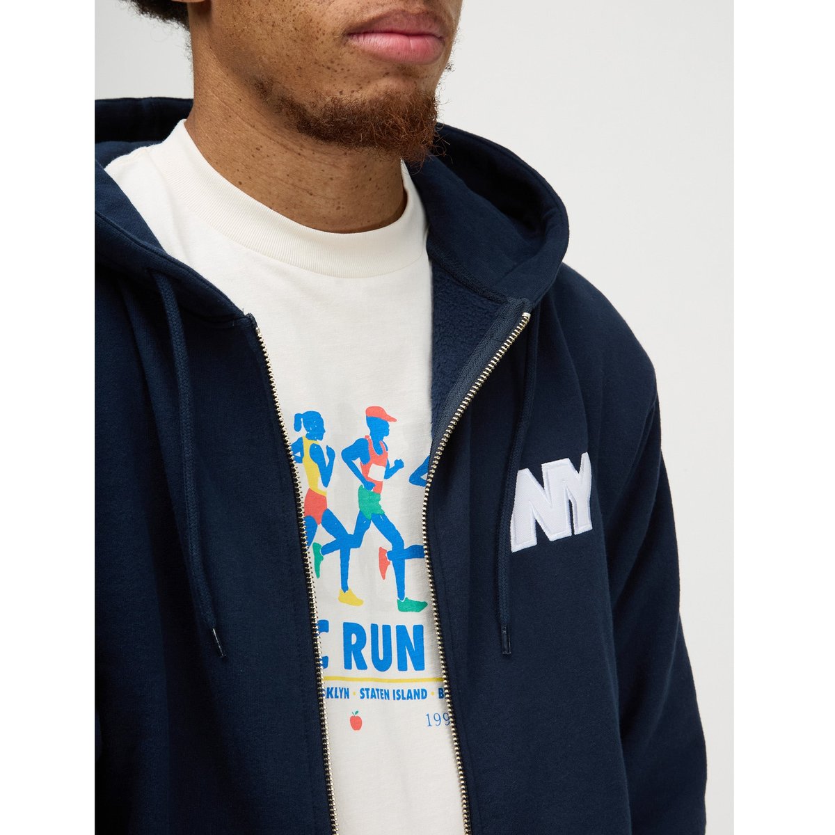 【ONLY NY】ONLY NY Off-Road Hoodie Only NY / NY Speed Logo Embroidered Zip Hoodie