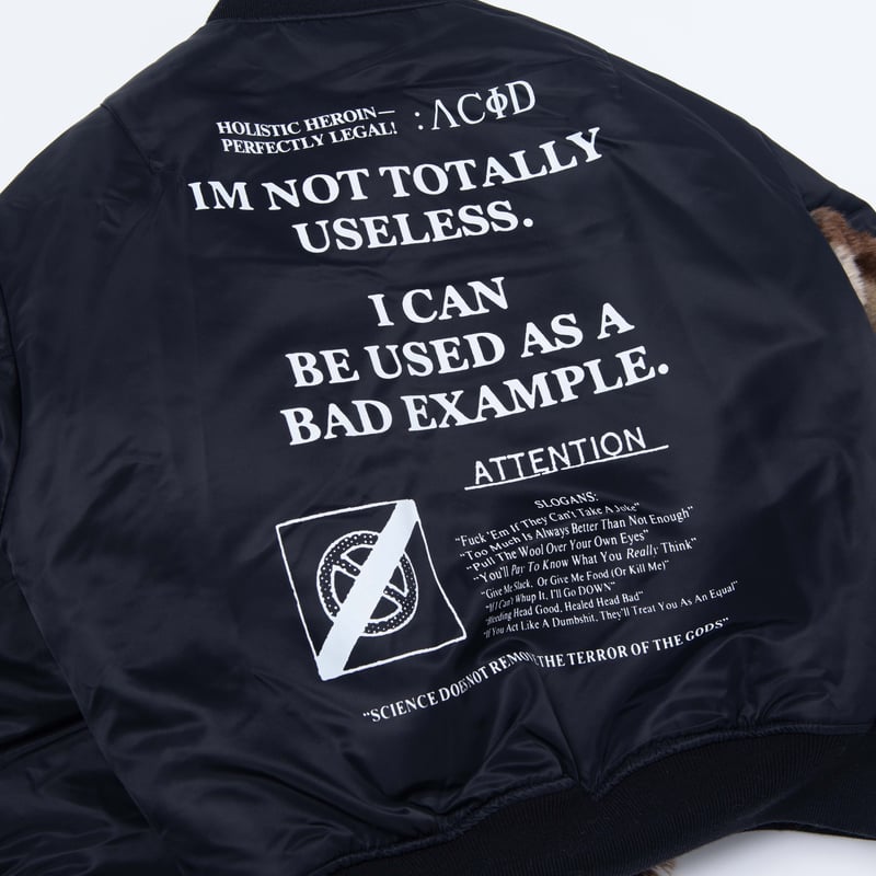 Black Weirdos / MA-1 Flight Jacket ( Black ) | ...