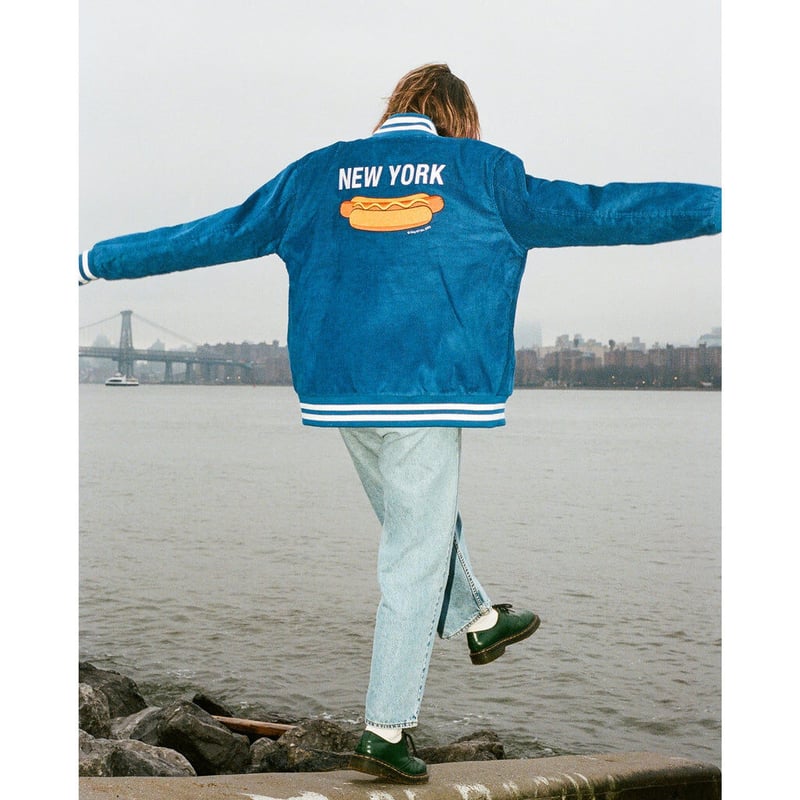 Only NY / New York Hot Dog Varsity Jacket ( Roy...