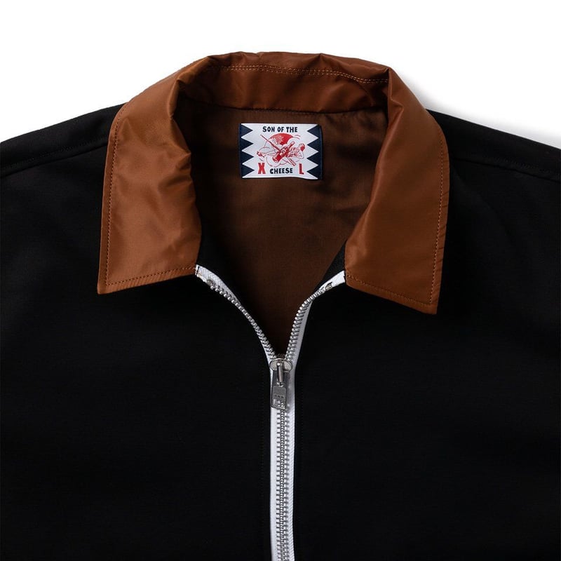 SON OF THE CHEESE 刺繍ジャンパー Mサイズ SON OF THE CHEESE OTHER SIDE JACKET | MAROON