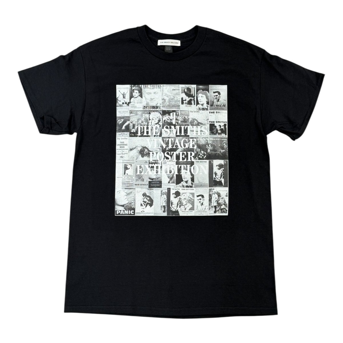 THE SMITHS VINTAGE POSTER EXHIBITION T-SHIRT(BL