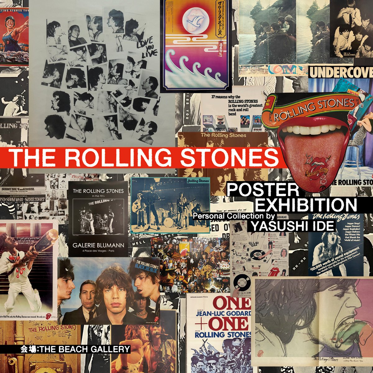 7/4(土)-7/12(日) THE ROLLING STONES POSTER EXHIBI