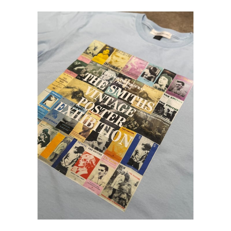 THE SMITHS VINTAGE POSTER EXHIBITION T-SHIRT(LT