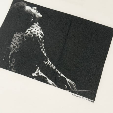 KEITH JARRETT Tee photograph by 中平穂積(Hozumi Nakadaira)-WHITE-