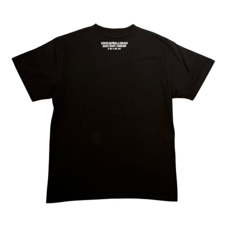 Memorial of Christmas 1987 Kenichi Hagiwara_Yin&Yang Poster TEE(Black)