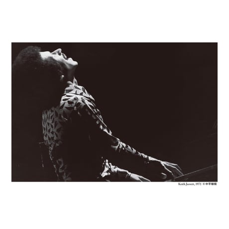 KEITH JARRETT Tee photograph by 中平穂積(Hozumi Nakadaira)-BLACK-