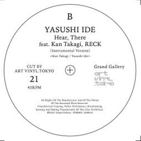 Limited 50!! <7inch>Yasushi Ide feat.Kan Takagi ,Reck(FRICTION)/Hear,There