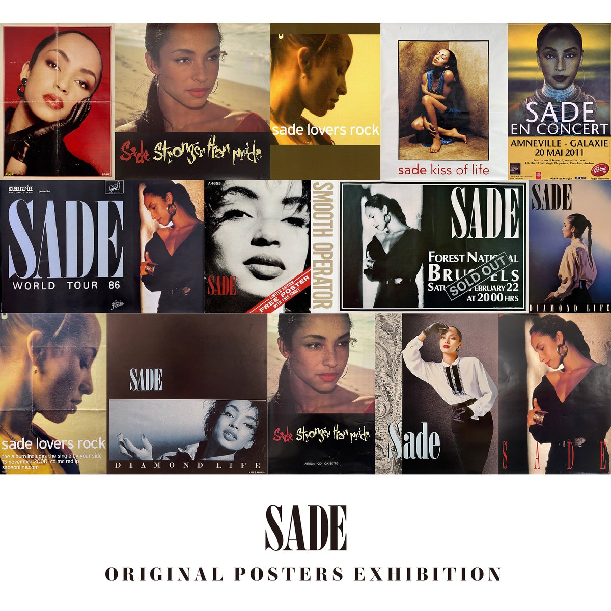 4/29(火・祝)-5/6(火) SADE ORIGINAL POSTERS EXHIBITI 4/29(火・祝)-5/6(火) SADE ORIGINAL POSTERS EXHIBITI