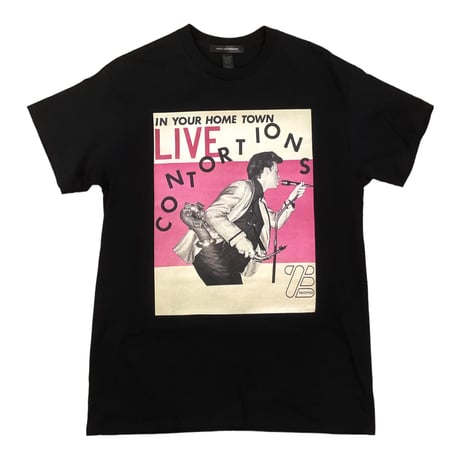 JAMES CHANCE AND CONTORTIONS T-SHIRT(BLACK)