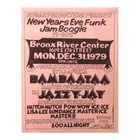 Afrika Bambaataa-JAZZY JAY flyer Poster