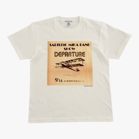 SADISTIC MIKA BAND SHOW "DEPARTURE" T-SHIRT(WHITE)