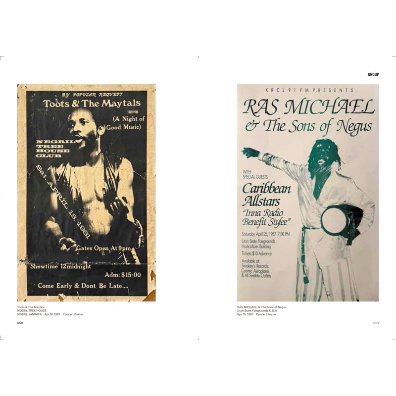 BOOK>VINTAGE REGGAE POSTER SCRAP | THE BEACH G