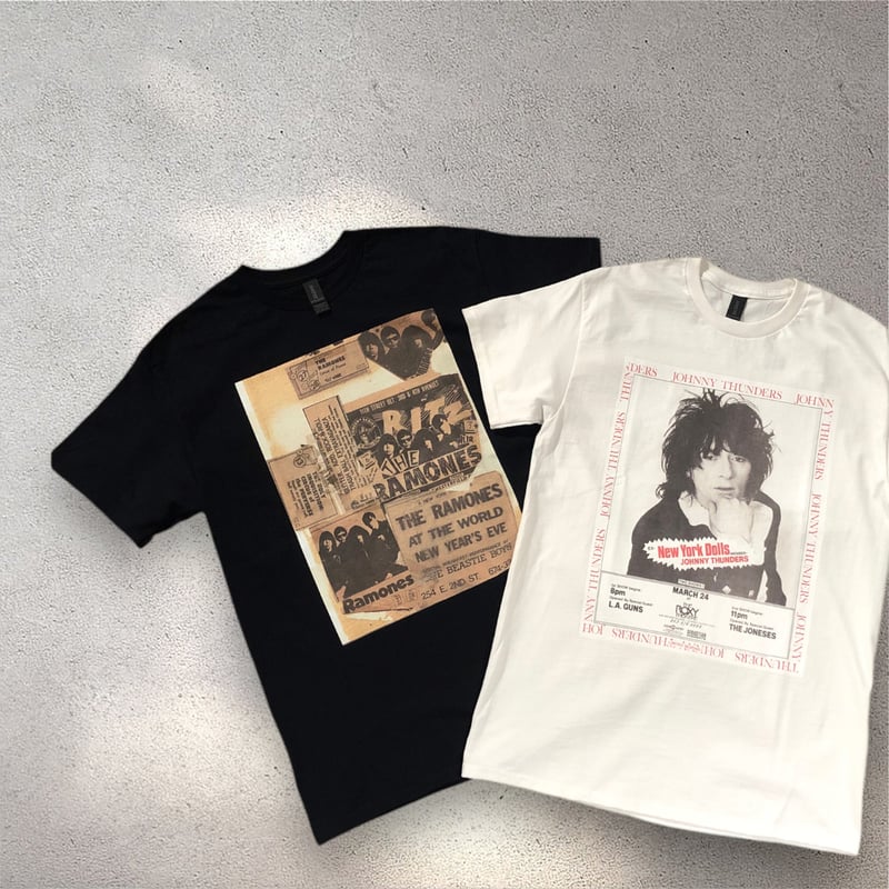 RAMONES 1985 New Years Eve T-SHIRT(BLACK) | THE