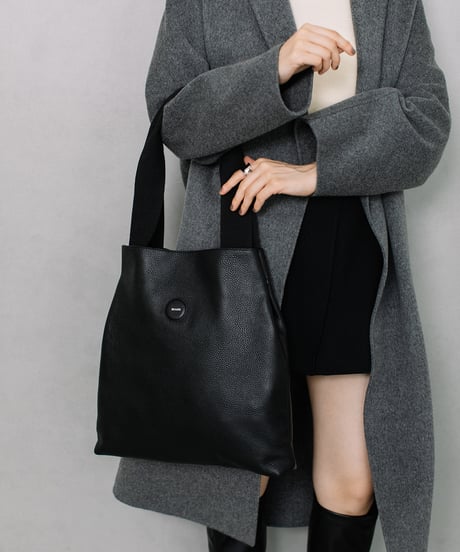 【B-24326】BEAURE カウレザー テープハンドル A4 トートバッグ