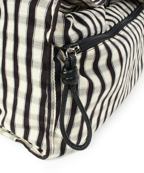 【B-25046】BEAURE ギンガムチェック HOBO BAG